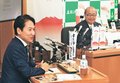 北九州市長と初の「すし会談」　新田知事「ゴールデンルート構想」に賛同