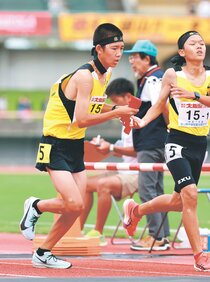 男子雄山、４年ぶり頂点　県中学駅伝、全員総合３位以内 安定した走り見せる
